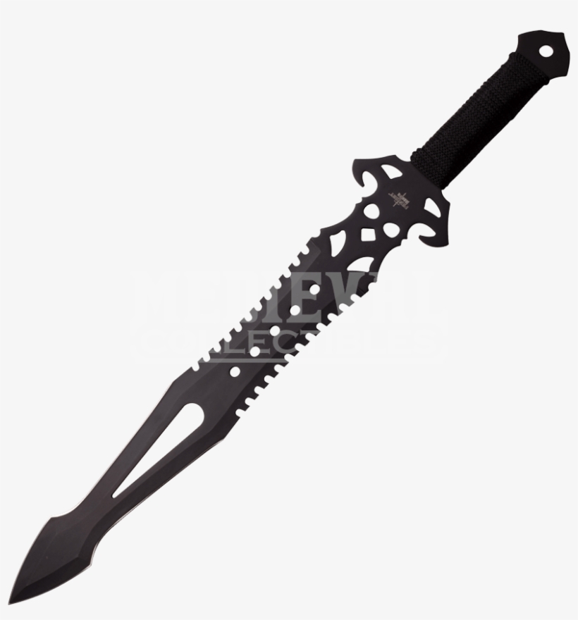 Black Adventurer Fantasy Short Sword - Flüt Png, transparent png #602293