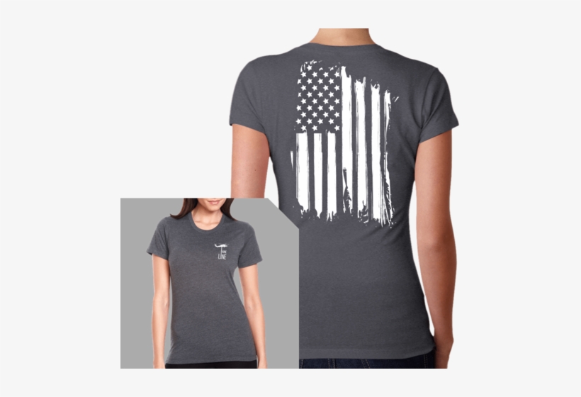 American Ladies T-shirt - Nine Line T Shirts, transparent png #602410