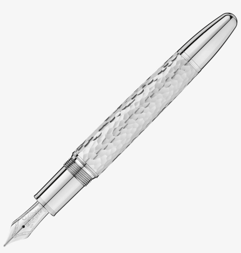 Meisterstück Martelé Sterling Silver Fountain Pen - Montblanc Meisterstück Martelé Silver Legrand Rollerball, transparent png #602411