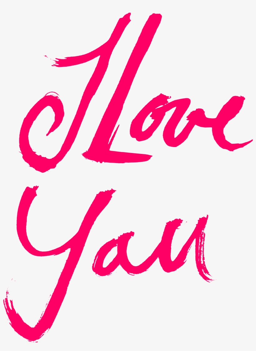 Free Download - Love You Text Png, transparent png #602459