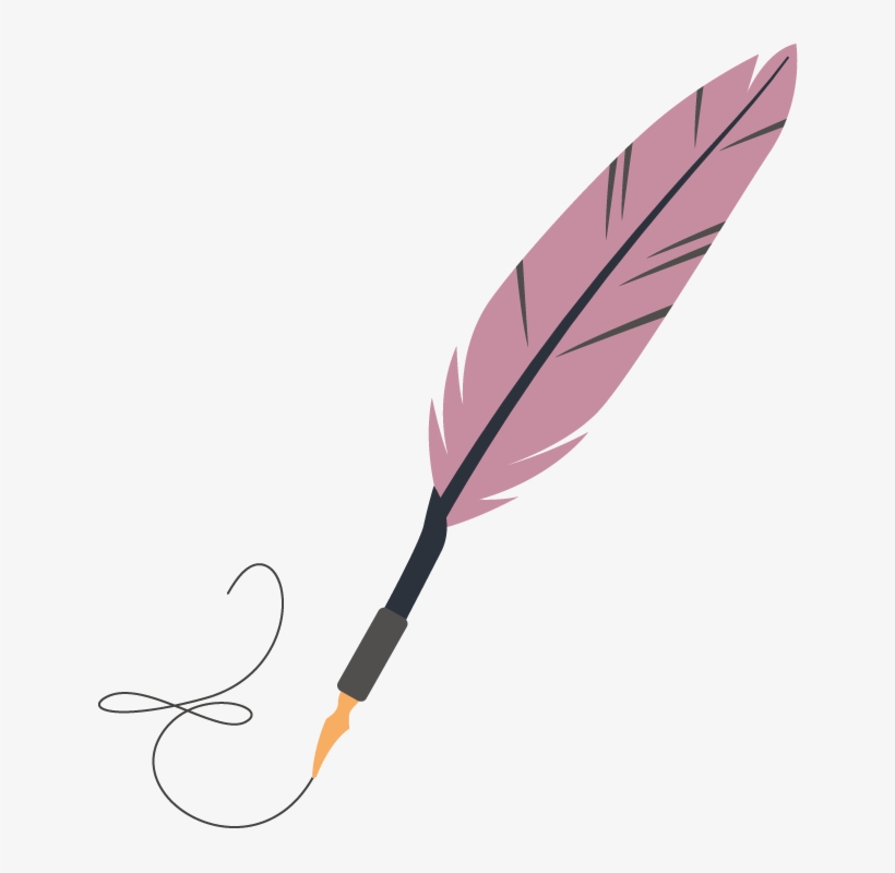 Feather Pen - Feather, transparent png #602686