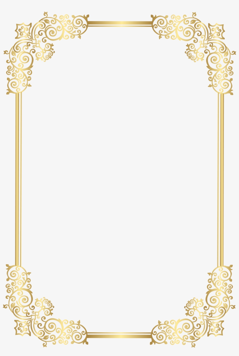 Border Clip Art Png Image Gallery Yopriceville - Decorative Border For Photo Frame, transparent png #603088