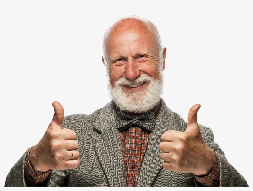 Old Man Download Png Image - Old Man Smiling Png, transparent png #603090