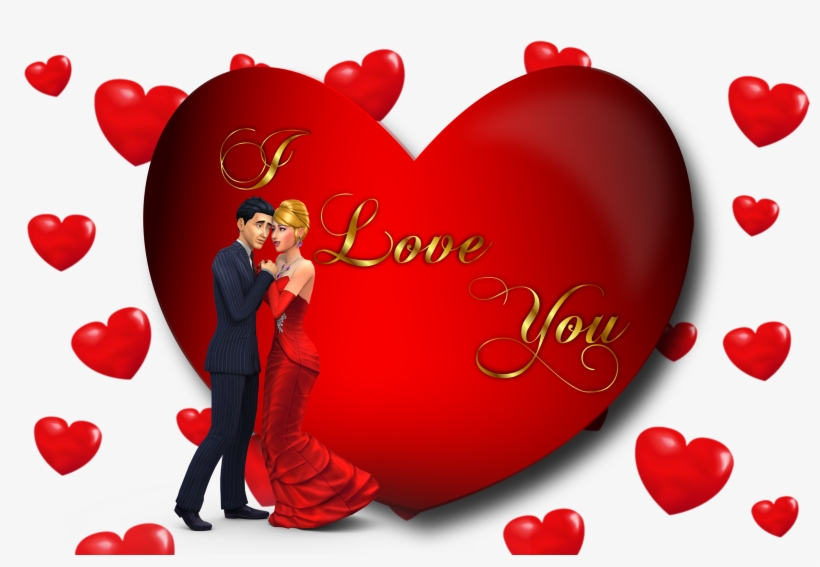 Download Original Resolution - Romantic Heart Love, transparent png #603109