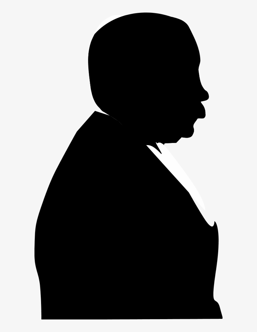 Old Man Silhouette - Silhouette Of Old Man, transparent png #603112