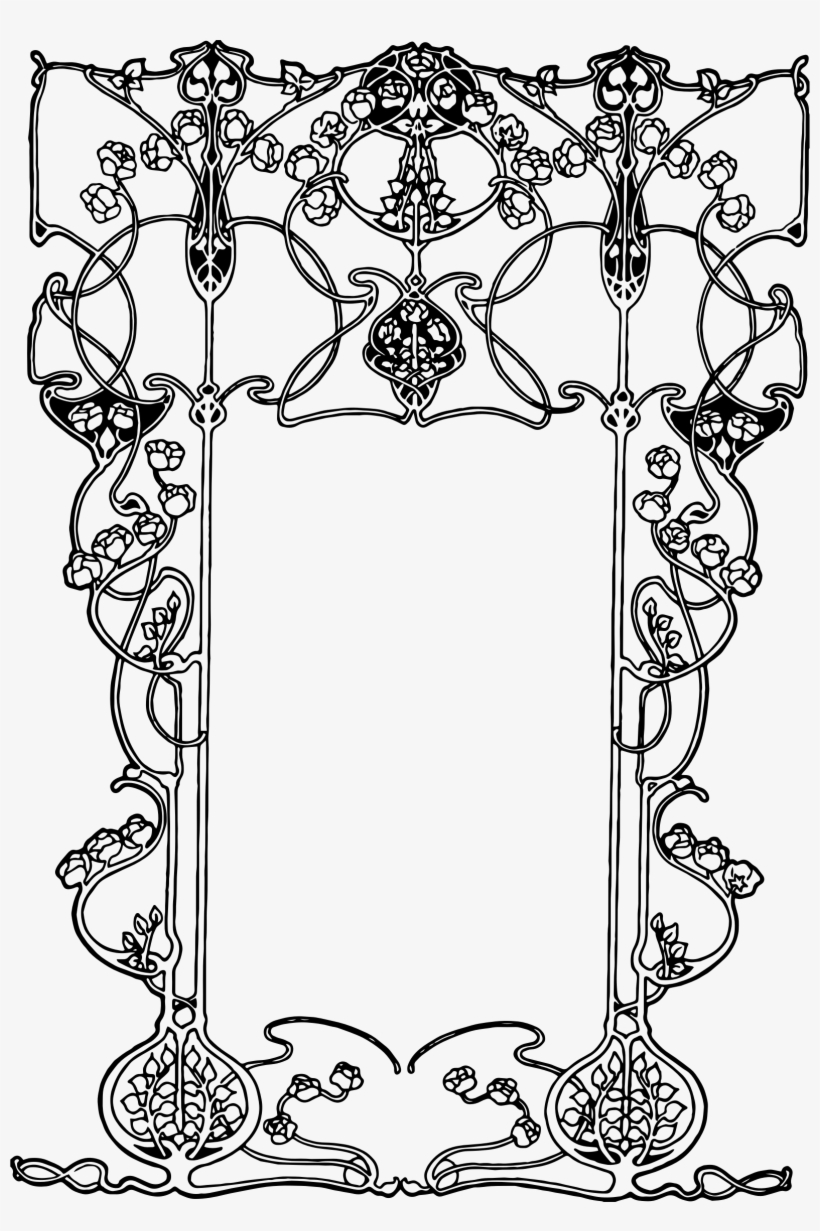 This Free Icons Png Design Of Art Nouveau Border, transparent png #603253