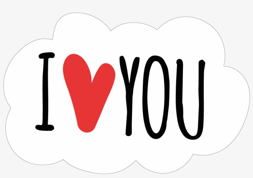 I Love You - Sticker, transparent png #603562