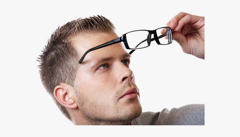 Reglaze Your Glasses - Man In Glasses Png, transparent png #603664