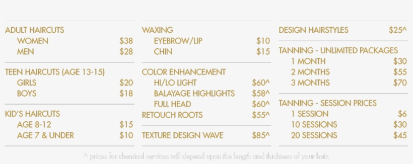 Haircut And Color Prices Elegance And Design Studio Free