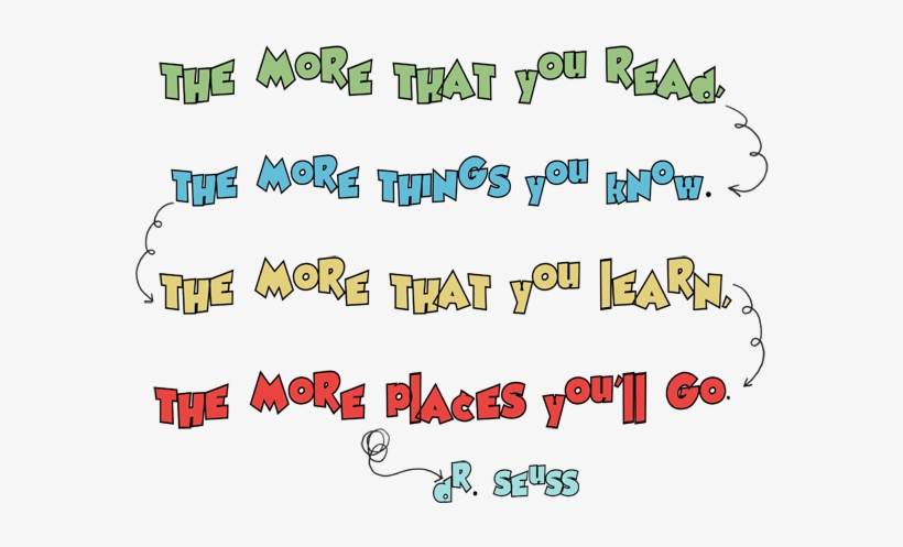 Quote Dr Seuss Png Jpg Transparent Library - Dr Seuss Quotes Png, transparent png #604154