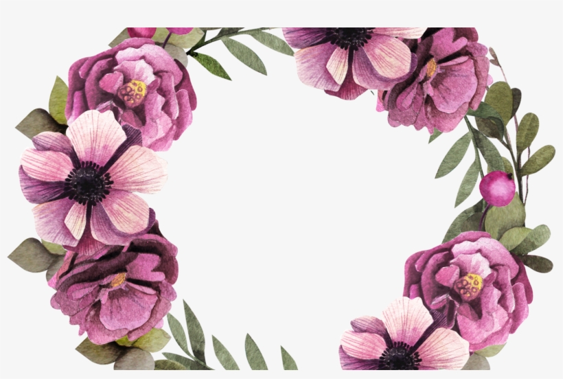 Floral Design Wreath Flower Garland Purple Purple Flower - Floral Designs Wreath, transparent png #604564