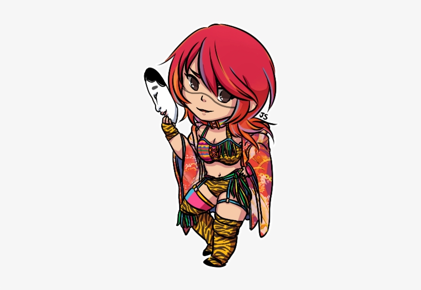 Nxt Chibi Asuka By Devi-moon - Asuka Fan Art Wwe, transparent png #604989