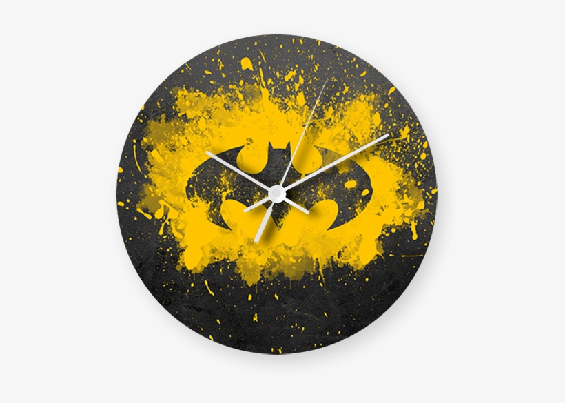 Batman Art Printed Wall Clock - Art, transparent png #605013
