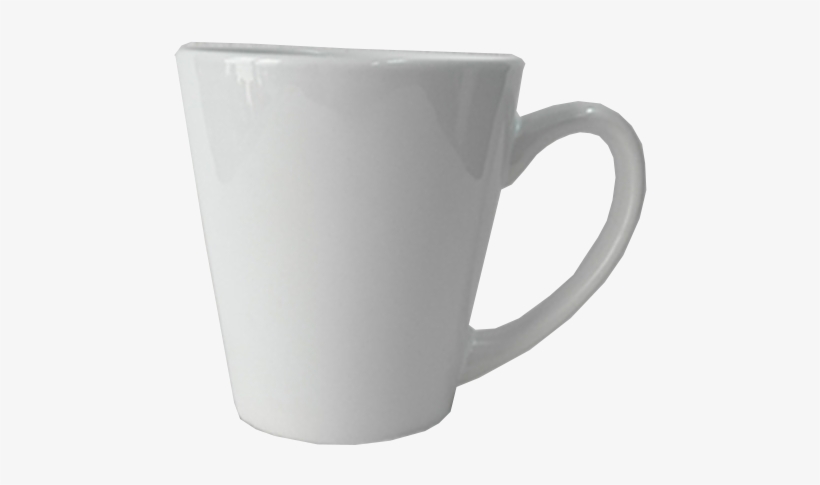 Wholesale V Shape 11oz White Coffee Mug With Sublimation - Mug, transparent png #605180