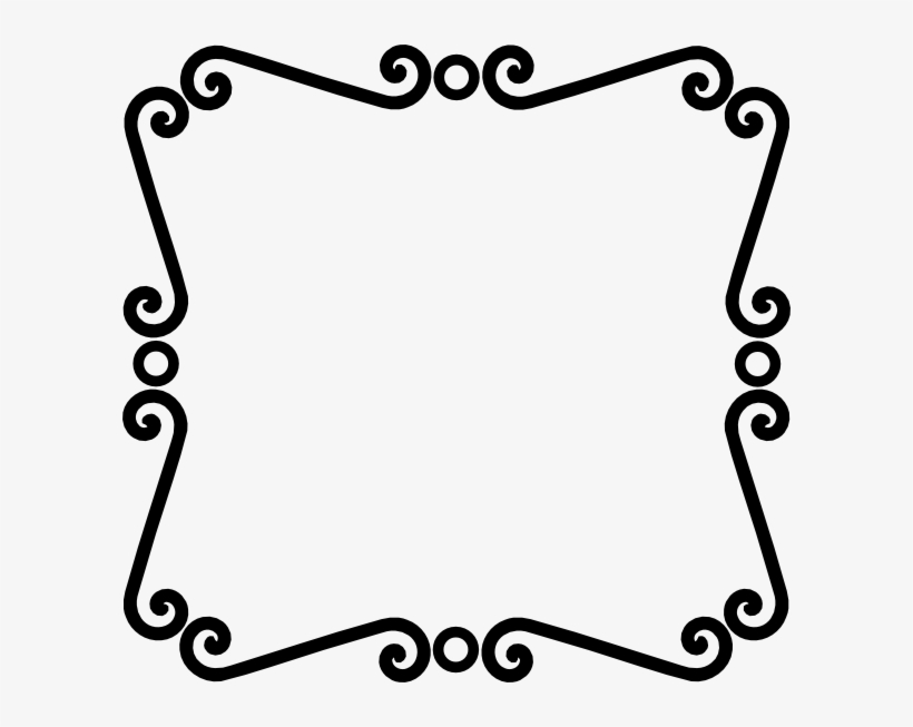 Clipart Black And White Scrolly Clip Art At Clker Com - Article For School Magazine, transparent png #605188