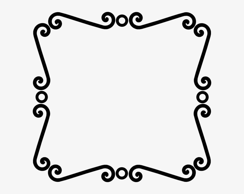 Clipart Black And White Scrolly Clip Art At Clker Com - Article For School Magazine, transparent png #605188