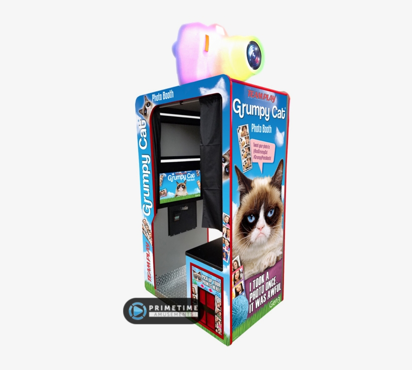 Grumpy Cat Photo Booth By Teamplay Inc - Grumpy Cat, transparent png #605545