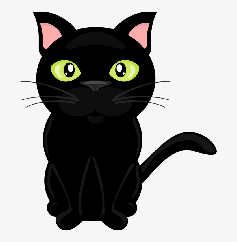 Clip Art Freeuse Download Cats Vector Real - Black Cat Clipart Png, transparent png #605591