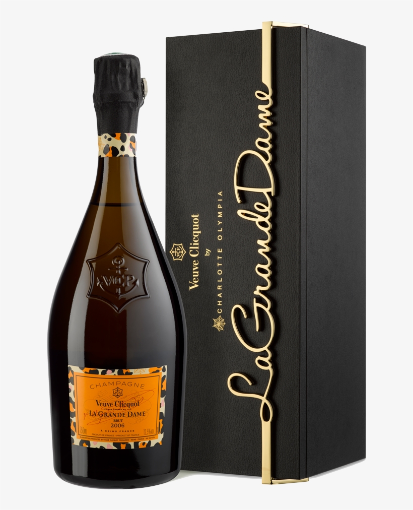 Veuve Clicquot La Grande Dame Limited Edition Charlotte - 2006 Veuve Clicquot 'la Grande Dame' Le Charlotte Olympia, transparent png #605648