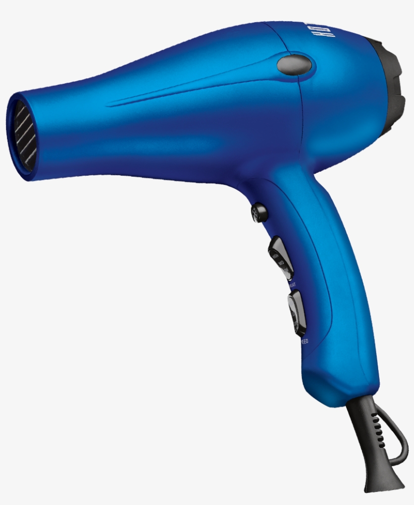 Hair Blower Png Image Free Stock - Hot Tools Radiant Blue Professional Salon Turbo Ionic, transparent png #605847