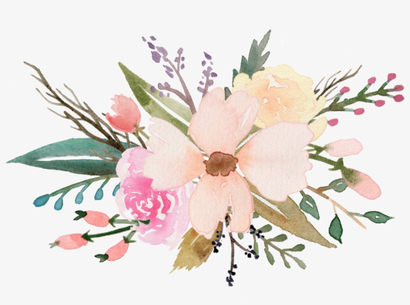 Watercolour Flower Clipart Free, transparent png #605895