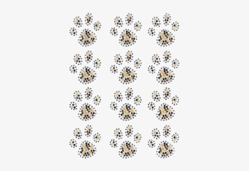 Leopard Print Paws Sheet - Pattern, transparent png #605898