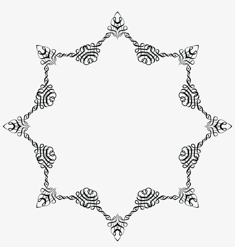 Scroll Paper White - Islamic Border Designs Png, transparent png #605935