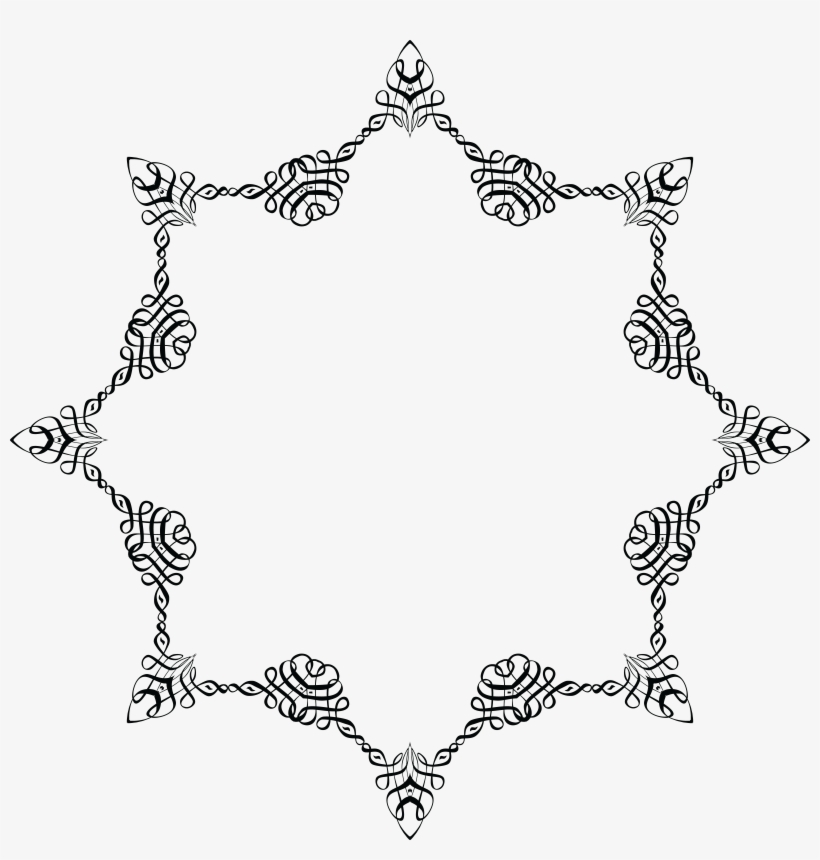 Scroll Paper White - Islamic Border Designs Png, transparent png #605935