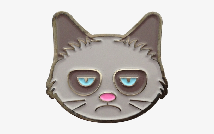 Grumpy Cat Ball Marker & Hat Clip - Readygolf - Grumpy Cat Ball Marker & Hat Clip, transparent png #606230