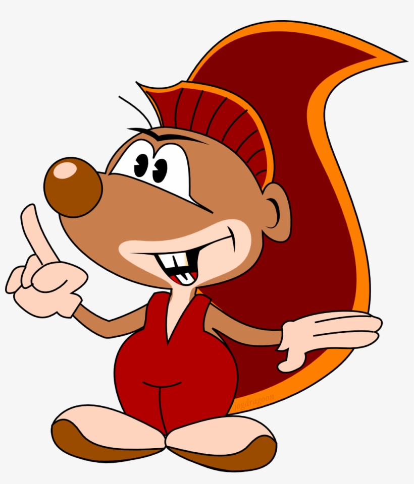 Funny Squirrel Clipart - Cartoon Clip Art Png, transparent png #606396