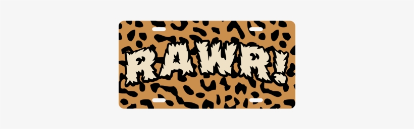 Leopard Print License Plate - Leopard, transparent png #606397