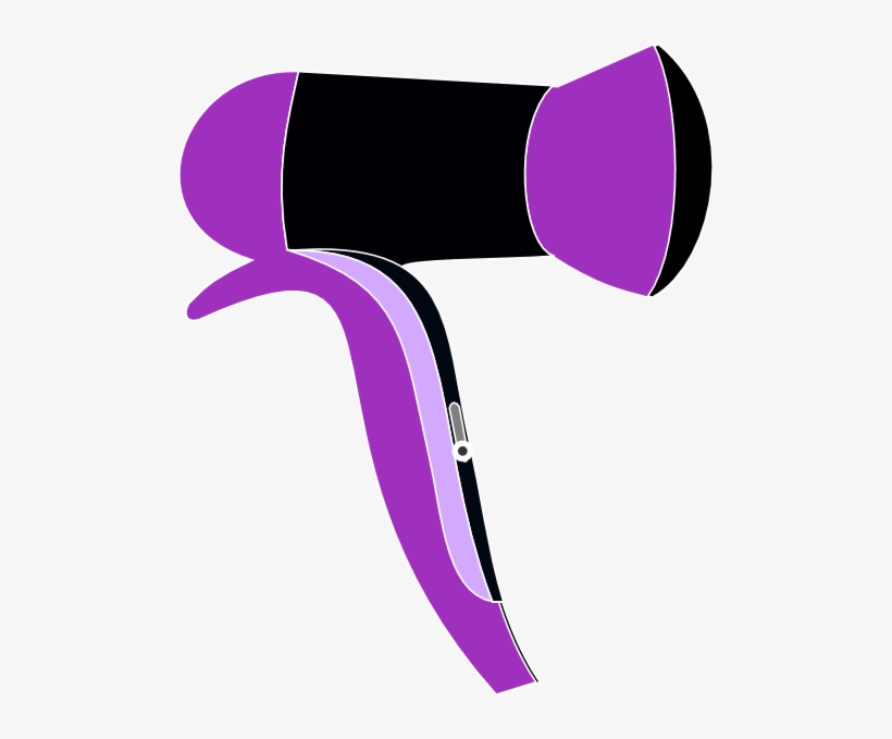 Clipart Freeuse Download Purple Rage Blow Clip Art - Clip Art Of Blow Dryer, transparent png #606466