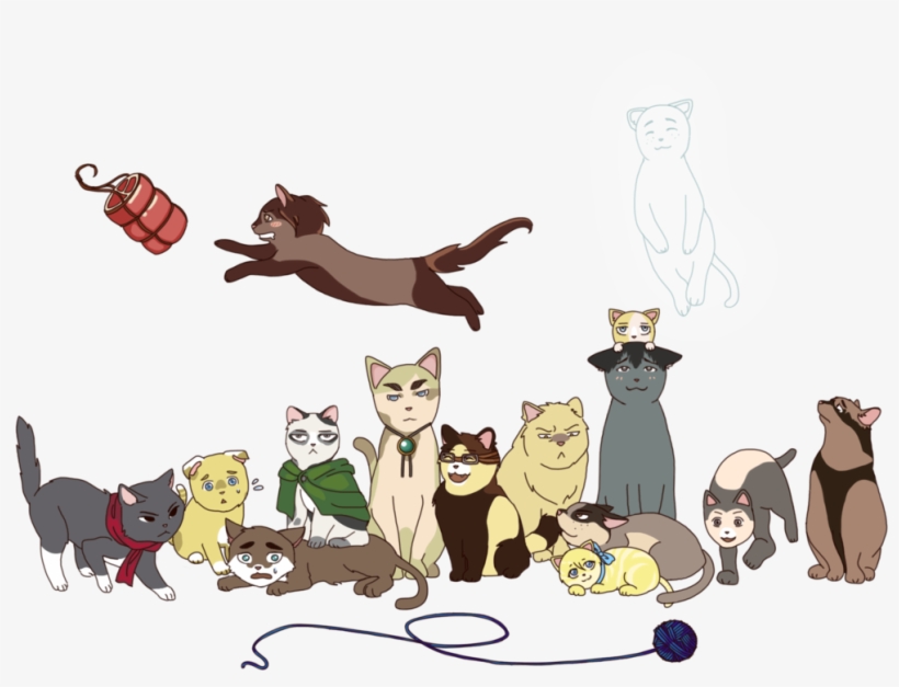 Grumpy Cat Christmas Clipart - Shingeki No Kyojin Cats, transparent png #606561