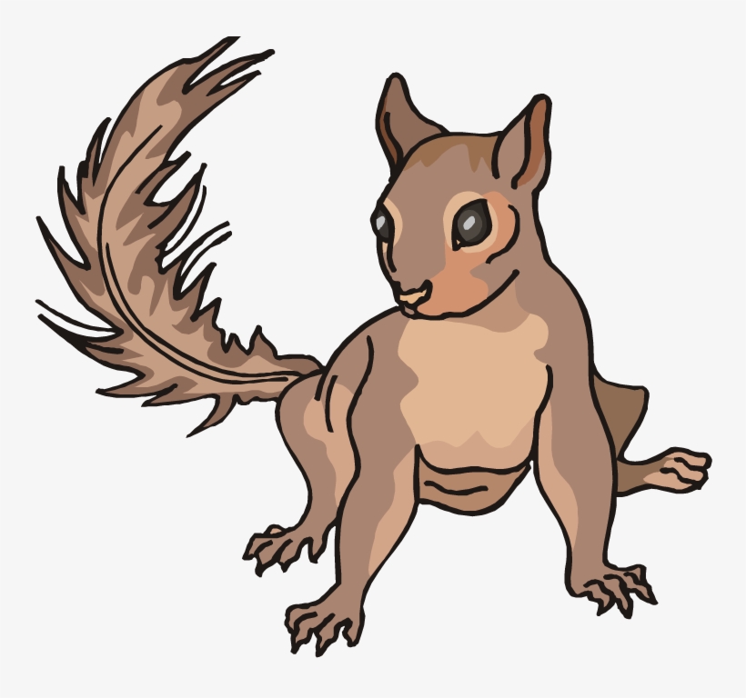 Free Squirrel Clipart - Clip Art, transparent png #606562