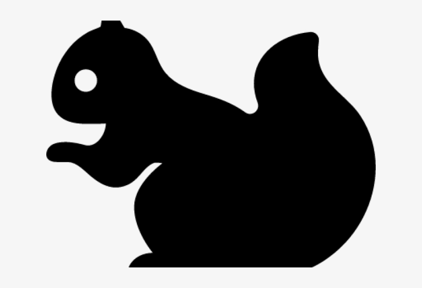 Squirrel Clipart Side View - Silueta De Una Ardilla, transparent png #606801