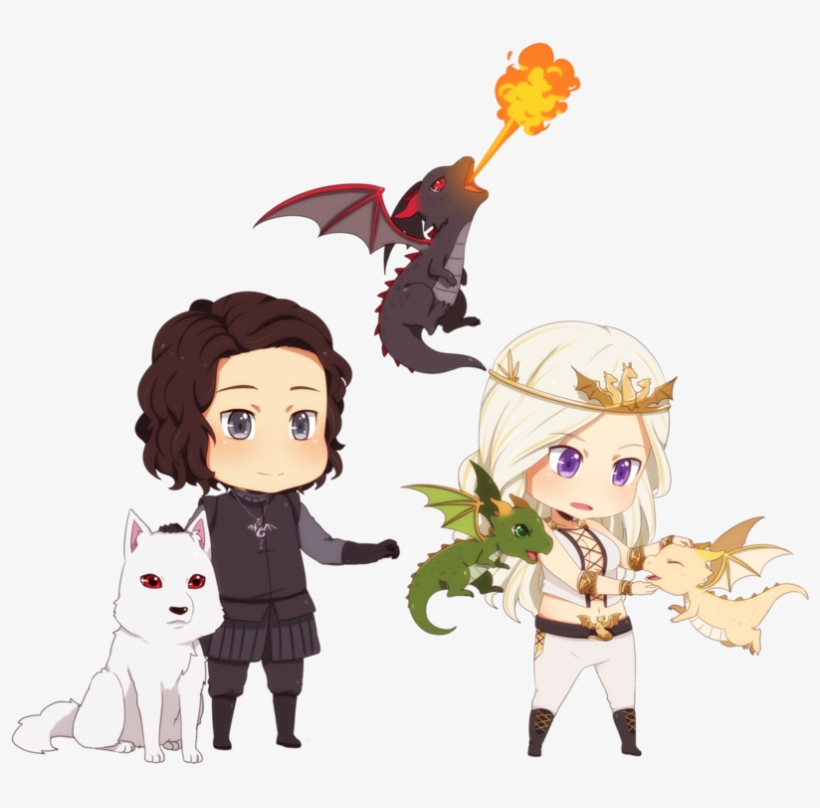 So It Turns Out, Dragons Are Cute Jon Snow, Daenerys - Daenerys E Jon Snow Fanart, transparent png #606844