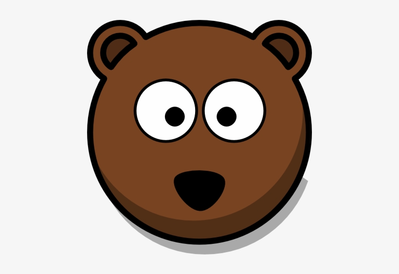 Cartoon Bear Face Cartoon Bear Head Clipart Clip Art - Bear Cartoon Face, transparent png #606845