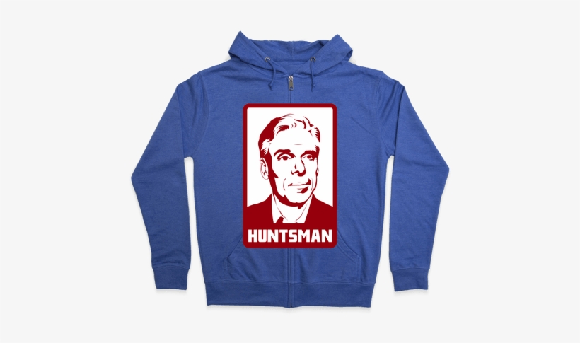 Jon Huntsman For 2012 Zip Hoodie - Hoodie, transparent png #606906