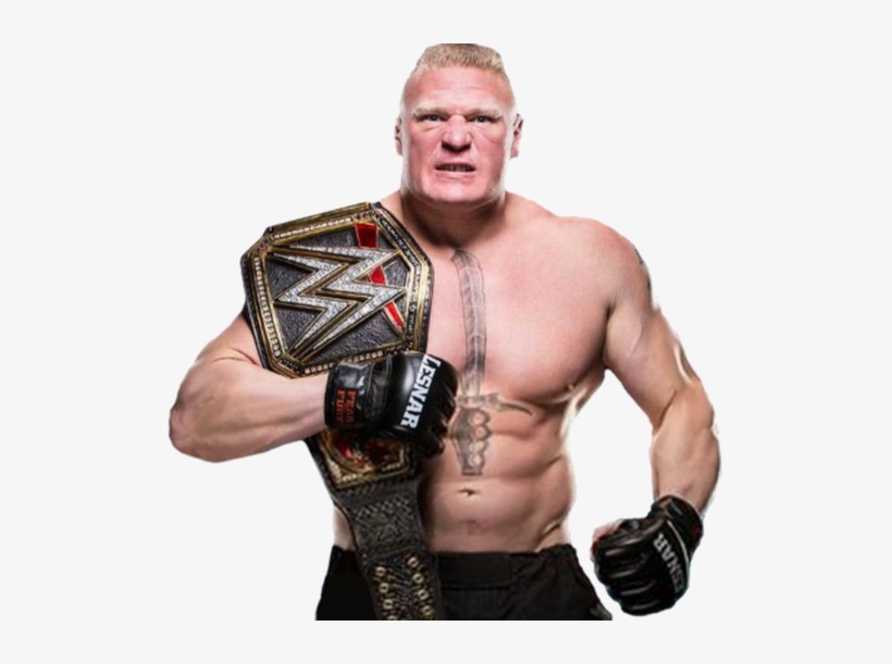 Photo - Brock Lesnar Wwe Champion Png, transparent png #607032