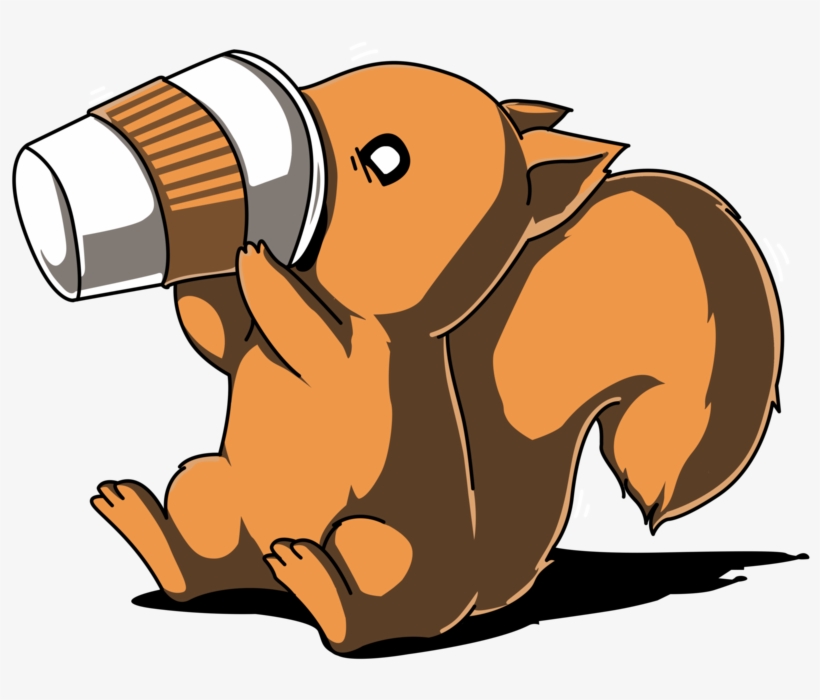 Coffee Squirrel, transparent png #607396