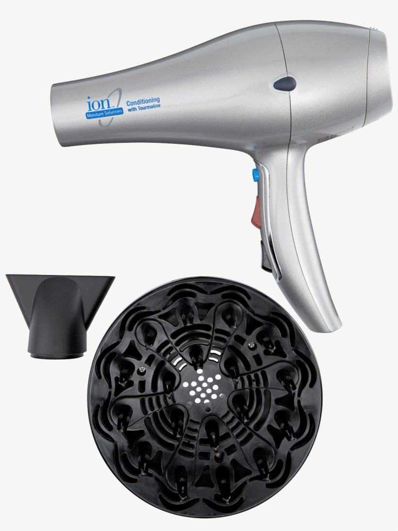 California Travel Hair Dryer Images Ion Ionic Conditioning - Ion Professional Ionic Tourmaline Dryer, transparent png #607447