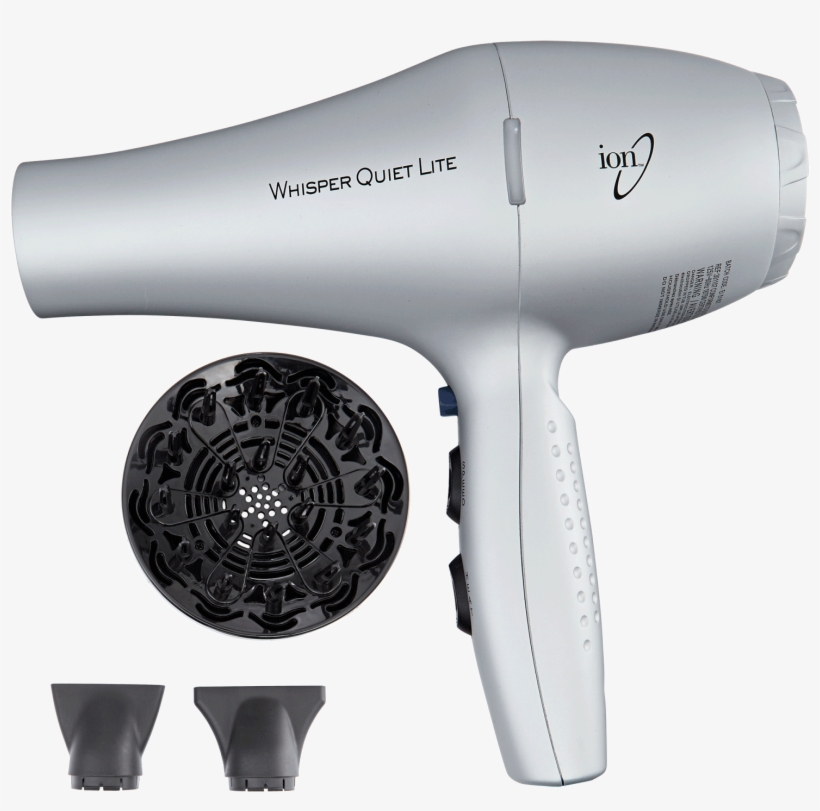 Ion Whisper Quiet Lite Blow Dryer, transparent png #607544