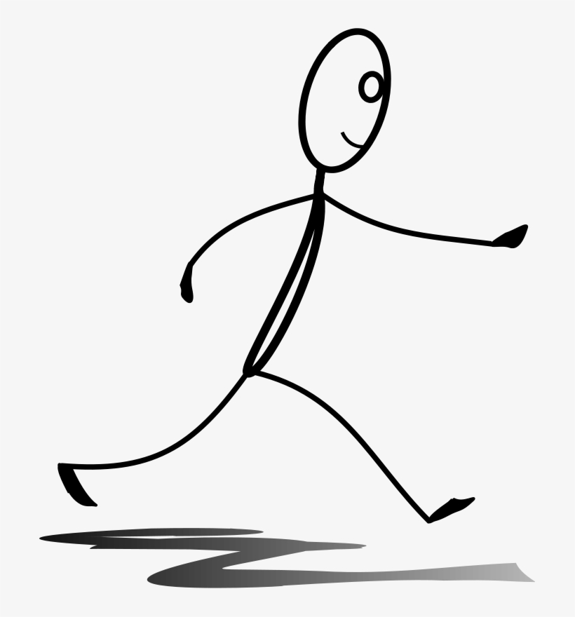 Download Stick Figure Running Drawing Download Animation Free - Stick Man  Walking PNG Image with No Background 