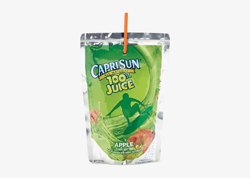 Capri Sun® Apple Juice - Capri Sun 100% Juice Blend, Fruit Punch - 6 Fl Oz, transparent png #608480