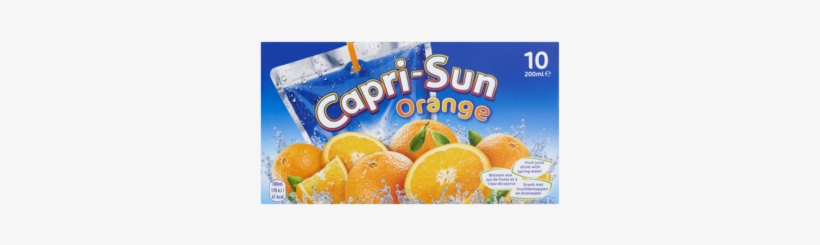 Capri Sun Orange 10 Pack - Capri-sun Orange 10 X 200ml (box, transparent png #608633