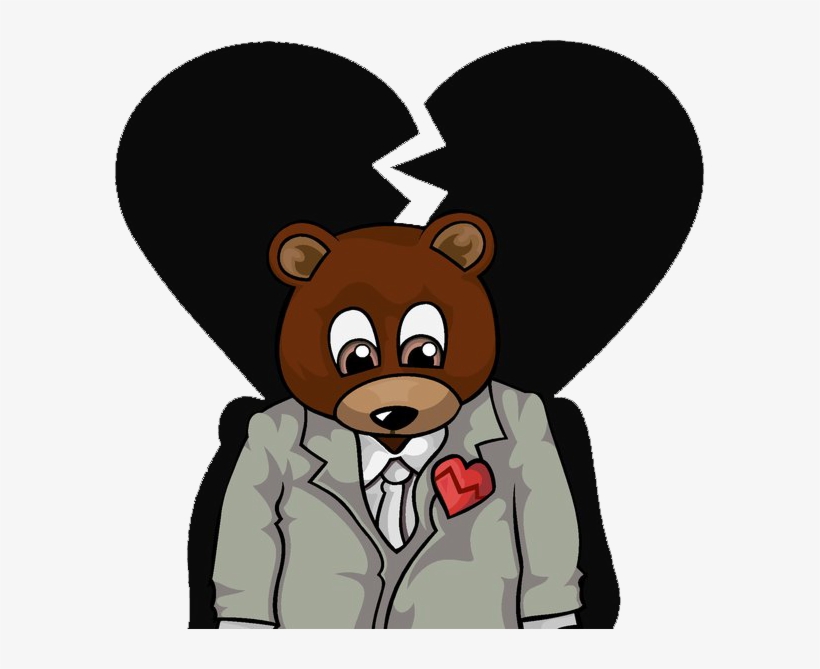 Kanye West Clipart Png - Kanye West Heartless Bear, transparent png #608813