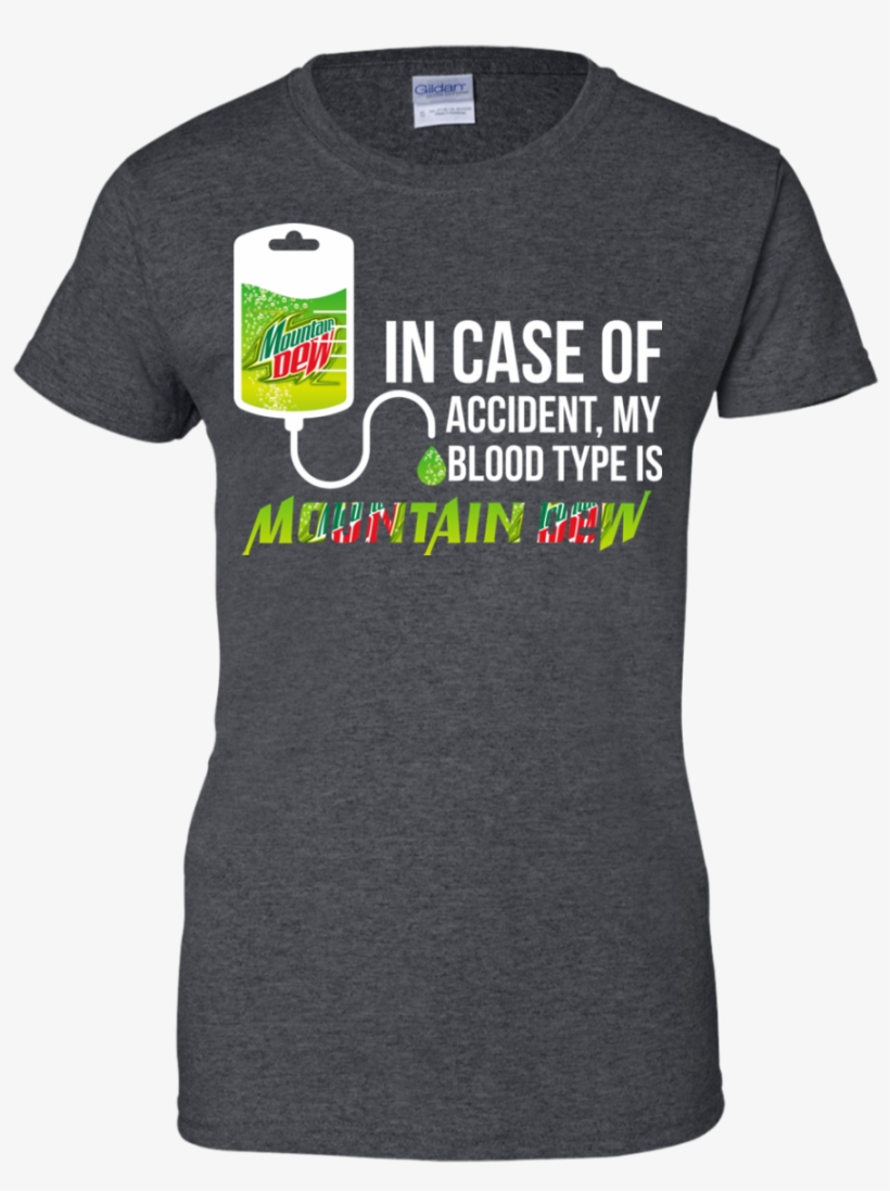 In Case Of Accident My Blood Type Is Mountain Dew T - London, England, Uk - Coat Of Arms Dark Heather Large, transparent png #609234