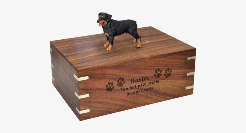 Wholesale Figurine With Engraved Wood Urn - Dog, transparent png #609295