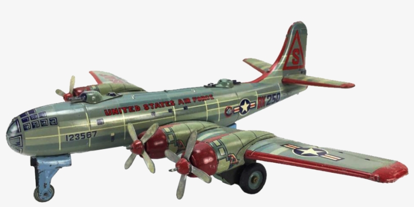 1950s Yonezawa Japan Tin Friction Toy Plane - Yonezawa, transparent png #6000001