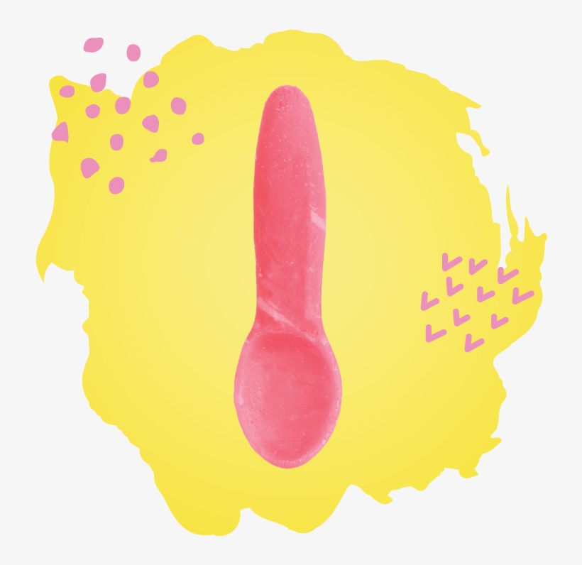 Sweet Sweet Strawberry Candy Spoons - Candy, transparent png #6000413